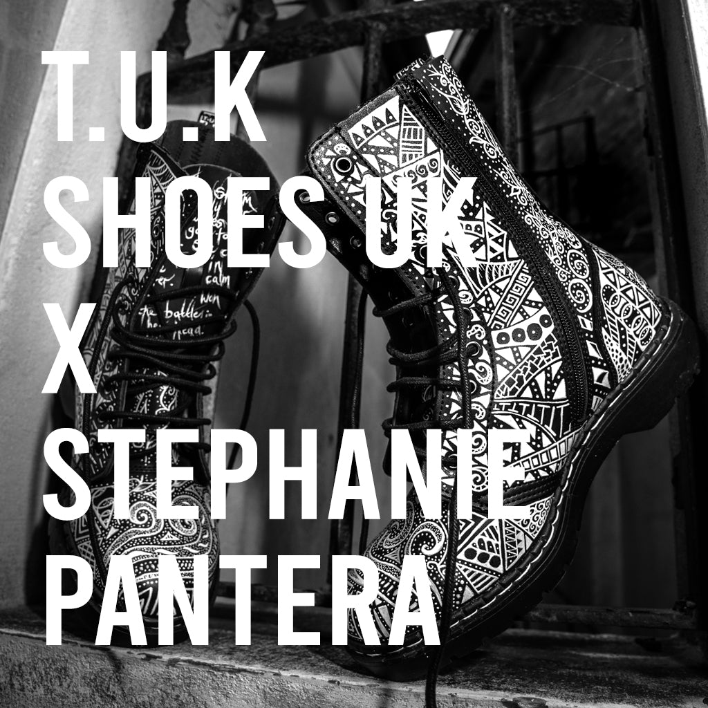 T.U.K. Shoes UK x Stephanie Pantera