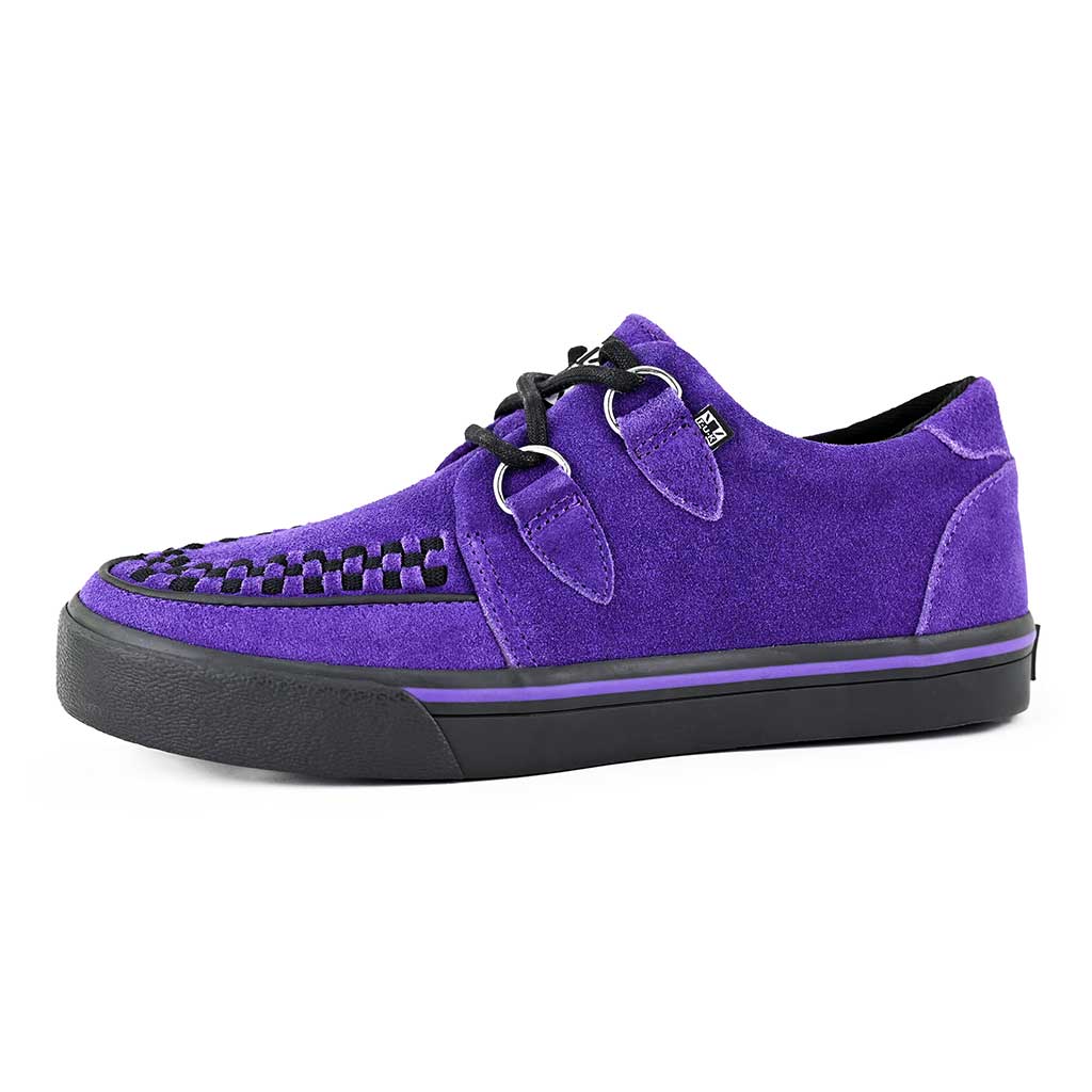 TUK Shoes Creeper Sneaker Purple Suede