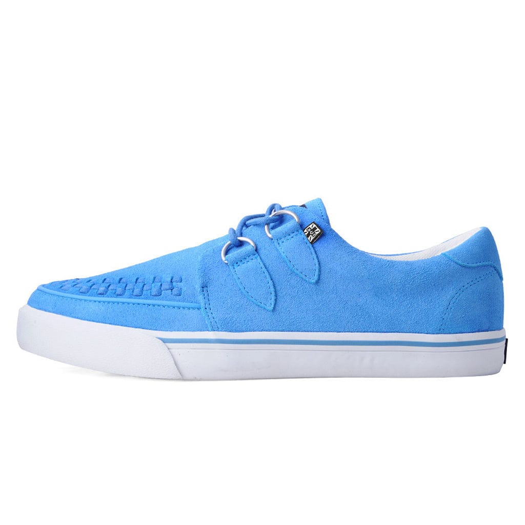 TUK Shoes Creeper Sneaker Blue & White Suede