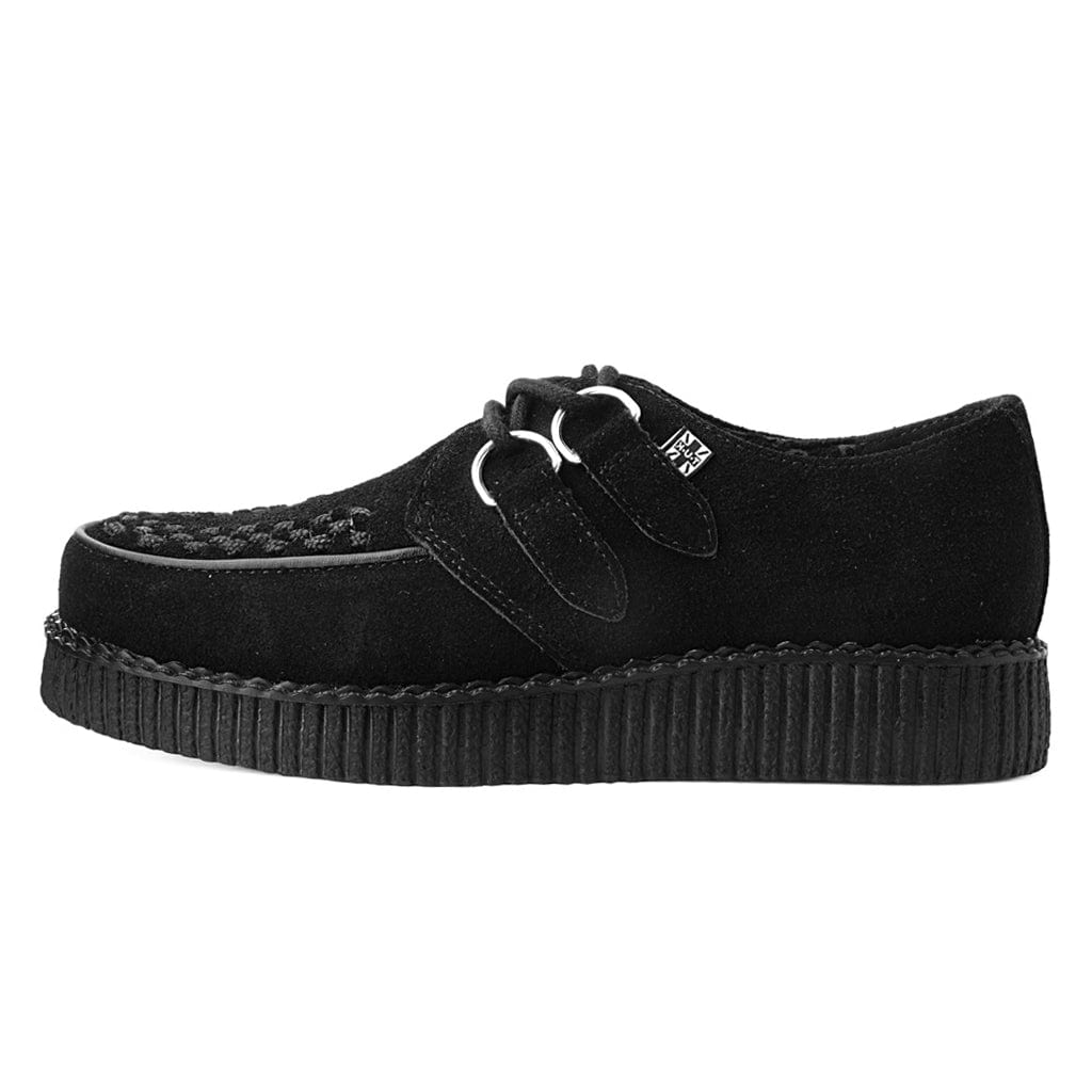 TUK Shoes Viva Low Creeper Black Suede