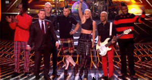 No Doubt performed their X factor headline in T.U.K. Creepers..