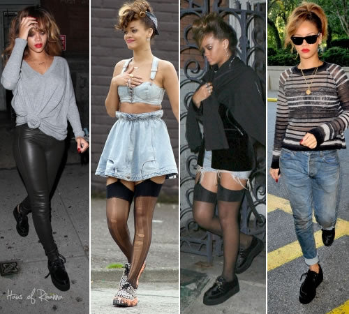Rihanna Taking On The World In Creepers..