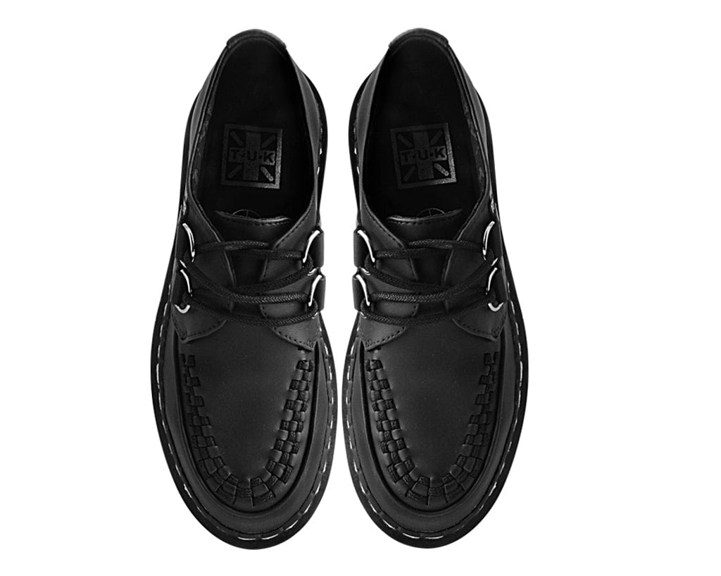 TUK Shoes Double Decker Creeper Black Vegan TUKskin™