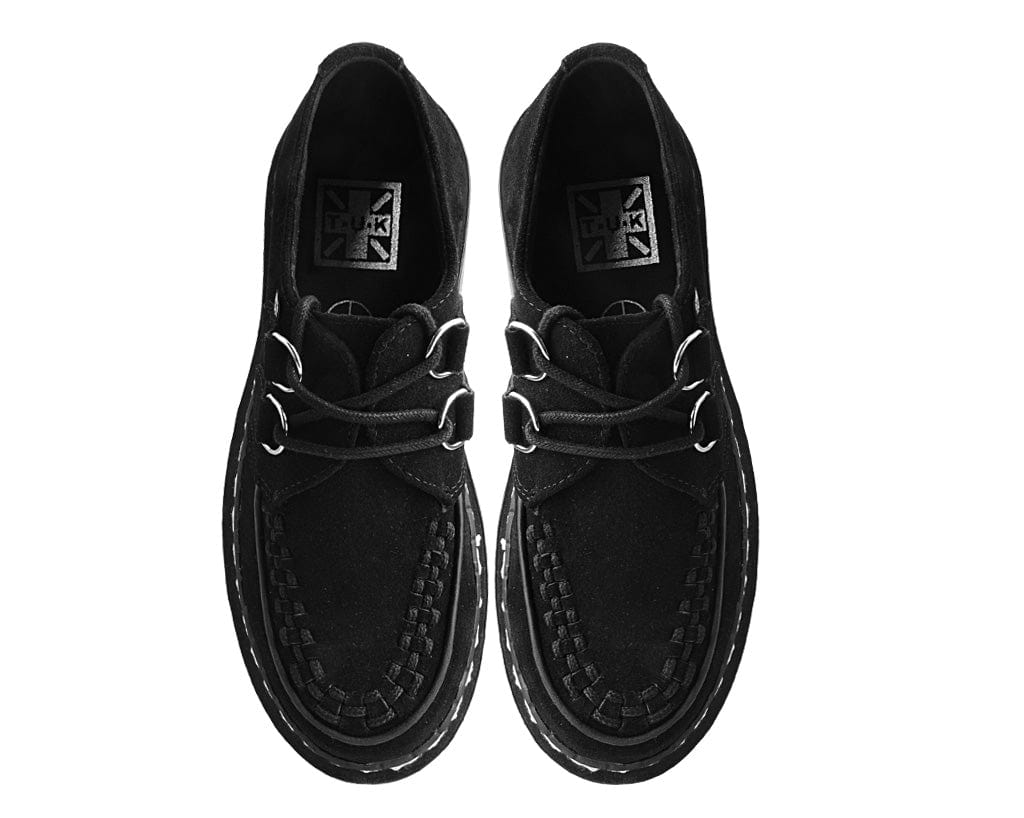 TUK Shoes Double Decker Creeper Black Suede