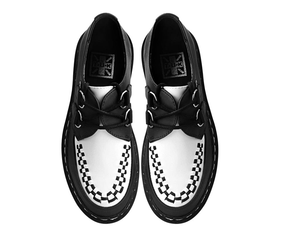 TUK Shoes Double Decker Creeper Black/White TUKskin™
