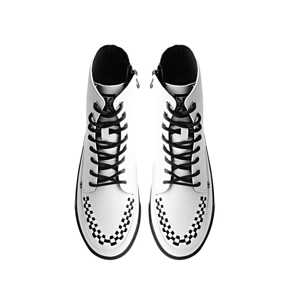 TUK Shoes Creeper Sneaker Hi Top White TUKskin™