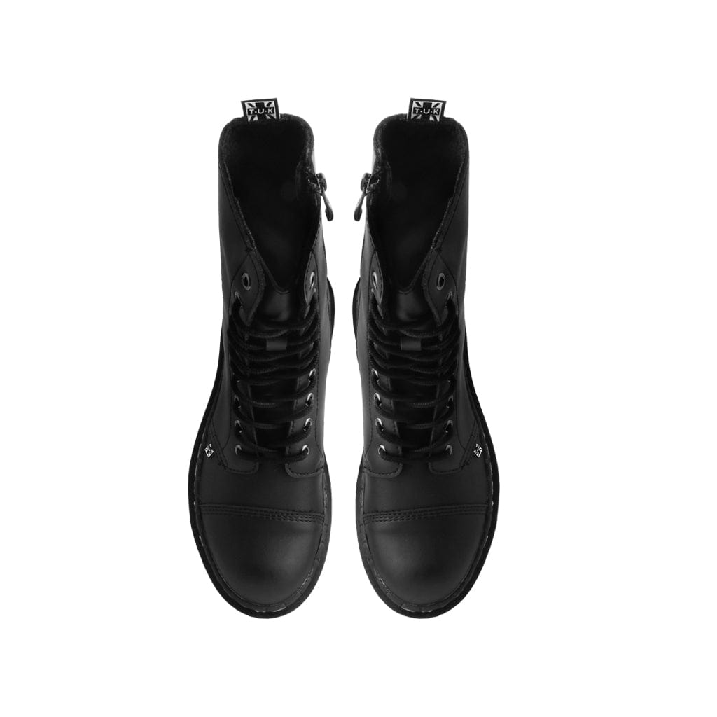 TUK Shoes Double Decker 10-Eye Boot Black TUKskin™