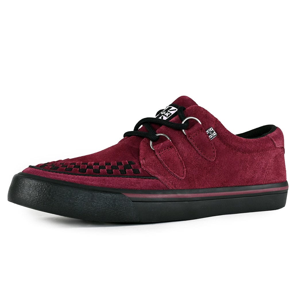 TUK Shoes Creeper Sneaker Burgundy Suede