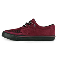 Creeper Sneaker Burgundy Suede
