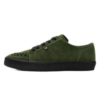 Ribbed Sole Sneaker Olive Suede