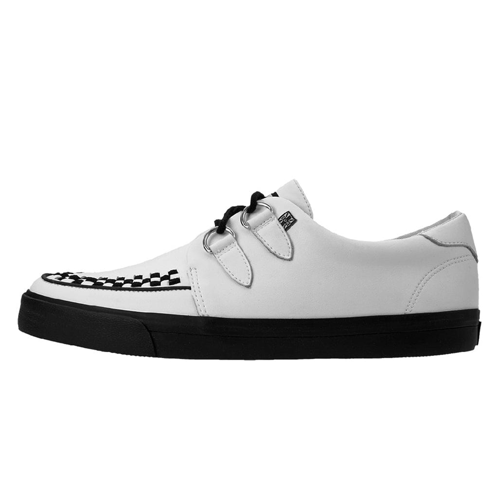 T.U.K. A3398 CREEPER SNEAKER 2 RING NEON PINK SUEDE main image 1