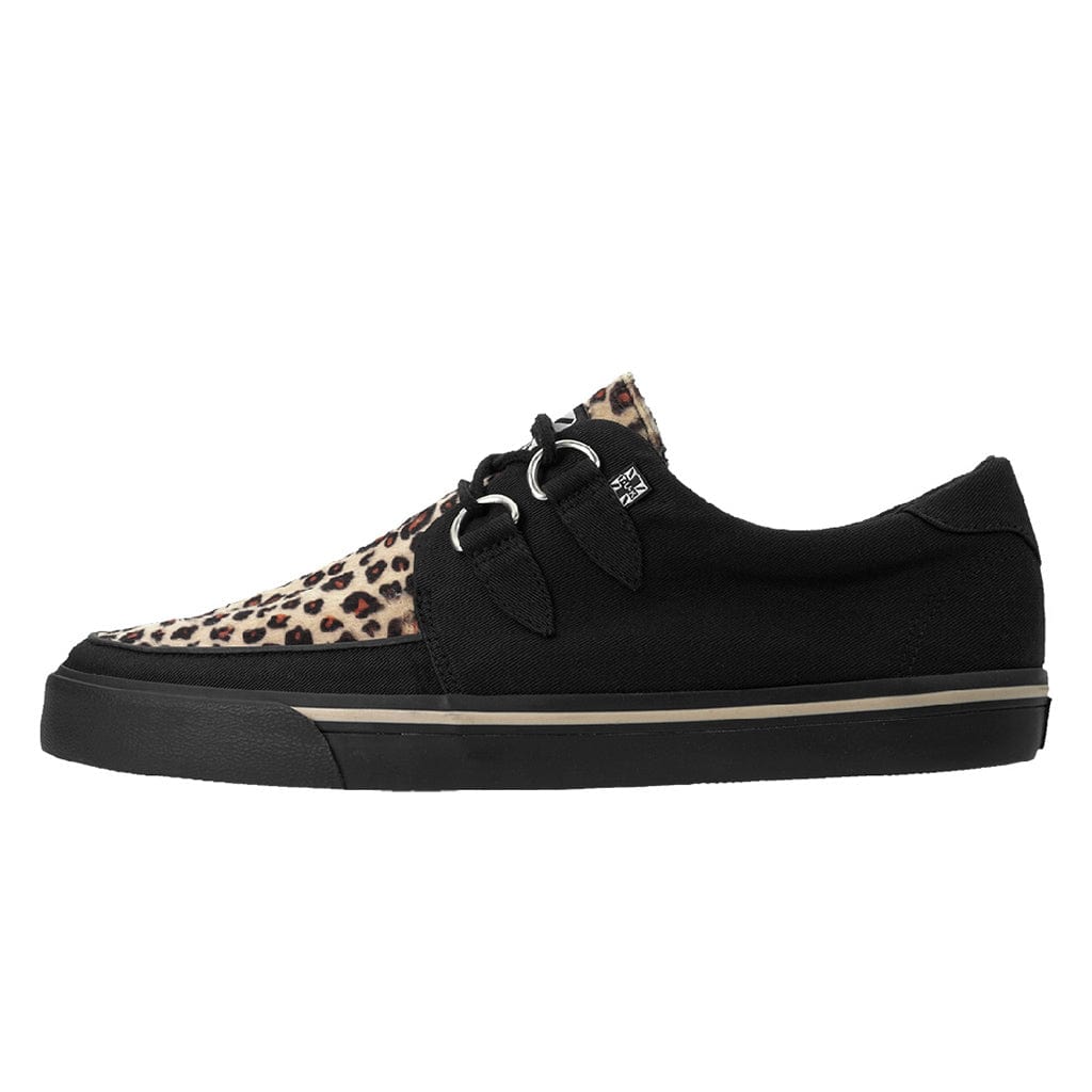 T.U.K. A9873 CREEPER SNEAKER BLACK LEATHER