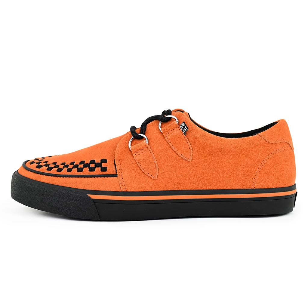 TUK Shoes Creeper Sneaker Burnt Orange Suede