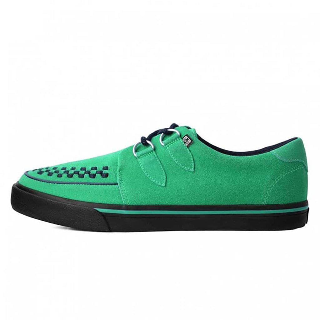 TUK Shoes Creeper Sneaker Green Suede