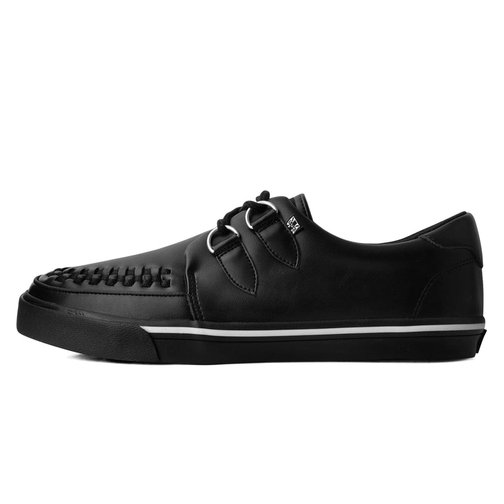 TUK Shoes Creeper Sneaker Black Leather