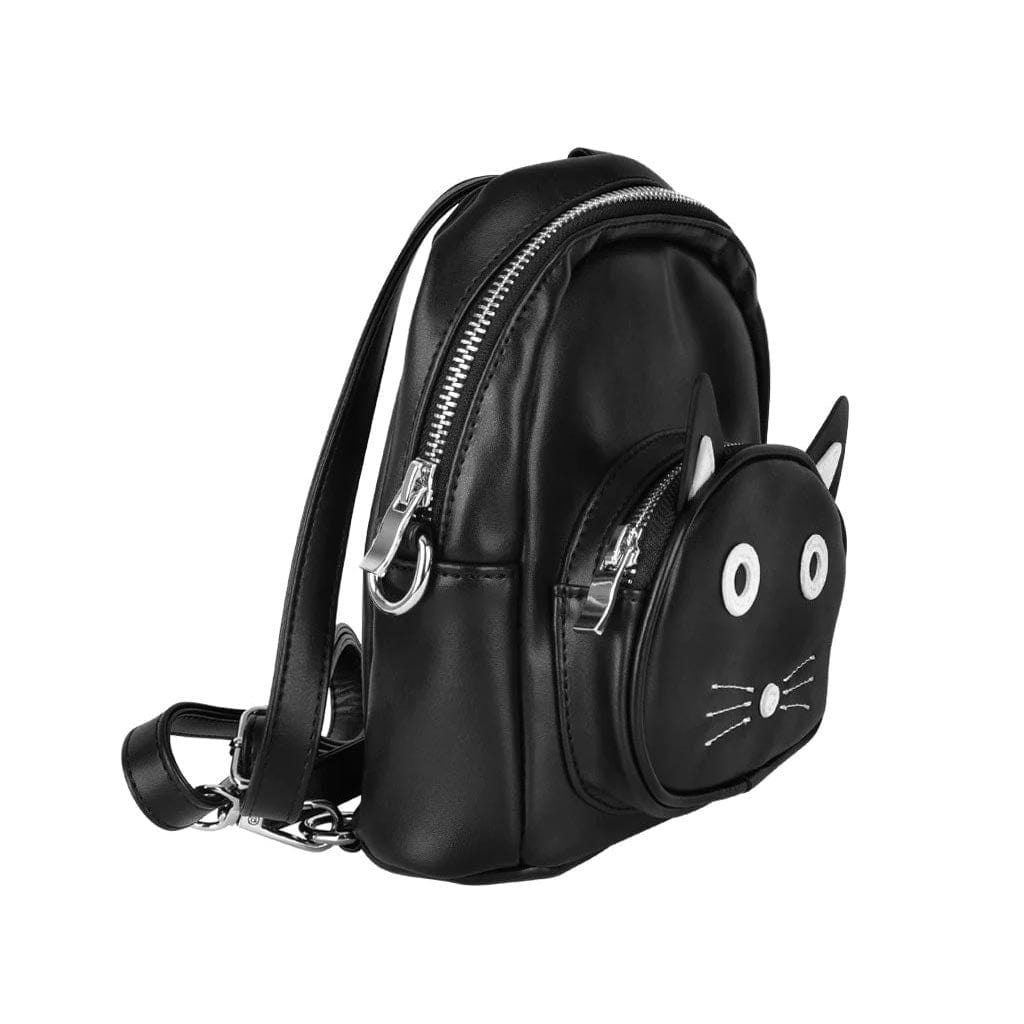 black mini cat backpack Kitty Mini Backpack Black TUKskin – T.U.K. Shoes