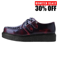 1970 Original Creeper Burgundy Rub Off Leather