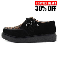 1970 Original Creeper Black Suede & Leopard Print