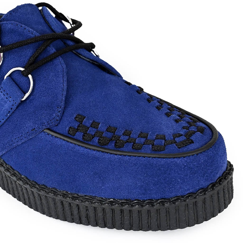 TUK Shoes Viva Low Creeper Blue Suede