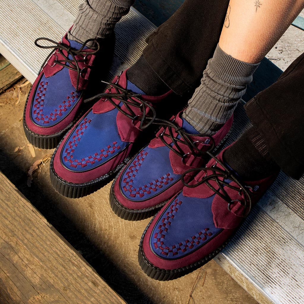 TUK Shoes Viva High Creeper Windsor Wine