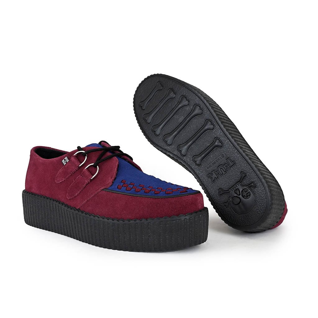 TUK Shoes Viva High Creeper Windsor Wine