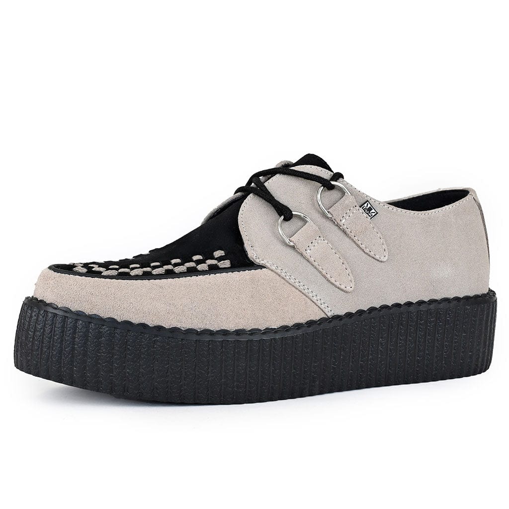TUK Shoes Viva High Creeper Taupe Suede
