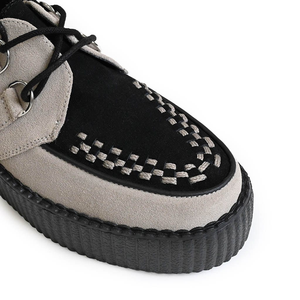 TUK Shoes Viva High Creeper Taupe Suede
