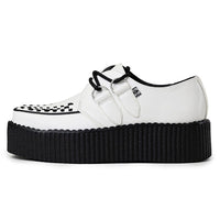 Viva High Creeper White Leather