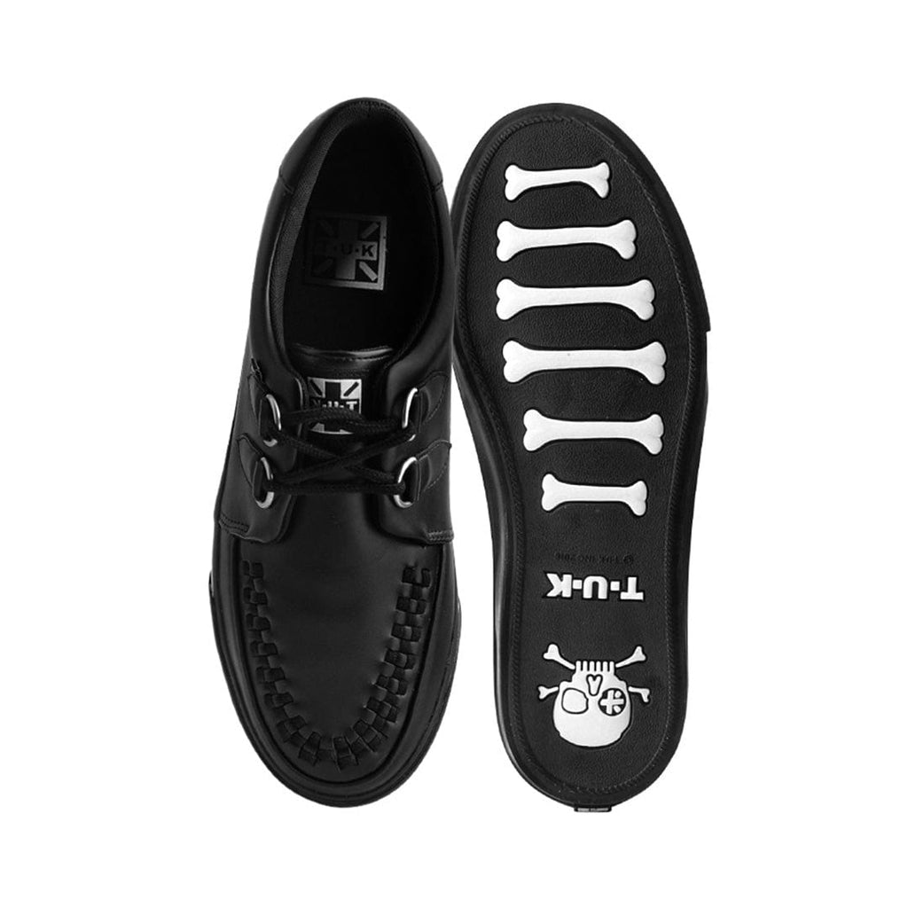 TUK Shoes Creeper Sneaker Black Leather