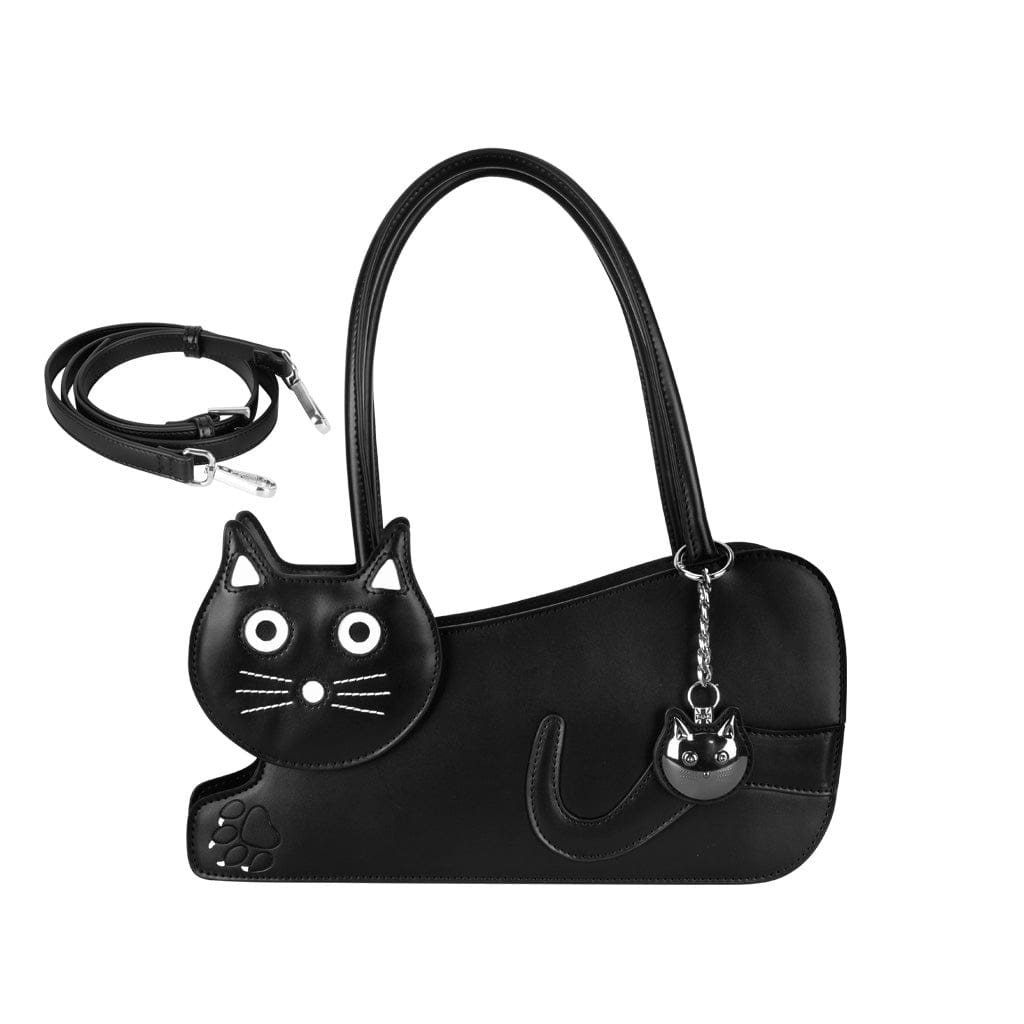 TUK Shoes Kitty Handbag Black TUKskin