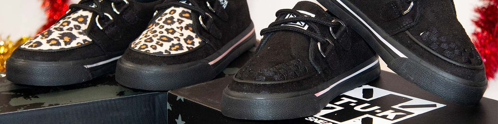 Close-up of T.U.K. Baby Creeper Sneakers