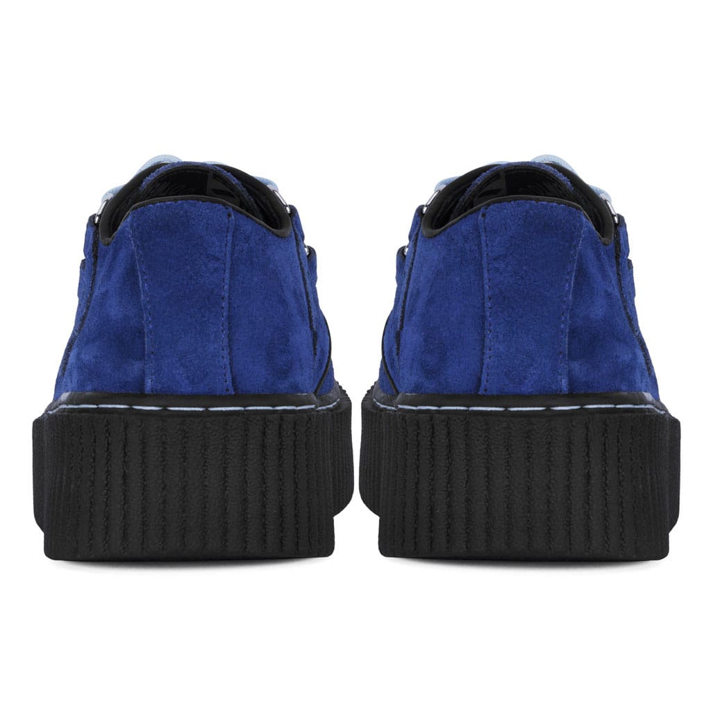 TUK Shoes Vintage Creeper Blue Suede