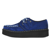 Vintage Creeper Blue Suede
