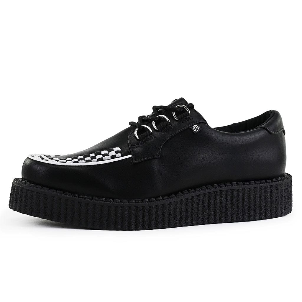 T.U.K. Anarchic Creeper Noir / Blanc Vegan Faux cuir – T.U.K. Shoes Europe T.U.K. Anarchic Creeper Noir / Blanc Vegan Faux cuir – T.U.K. Shoes Europe