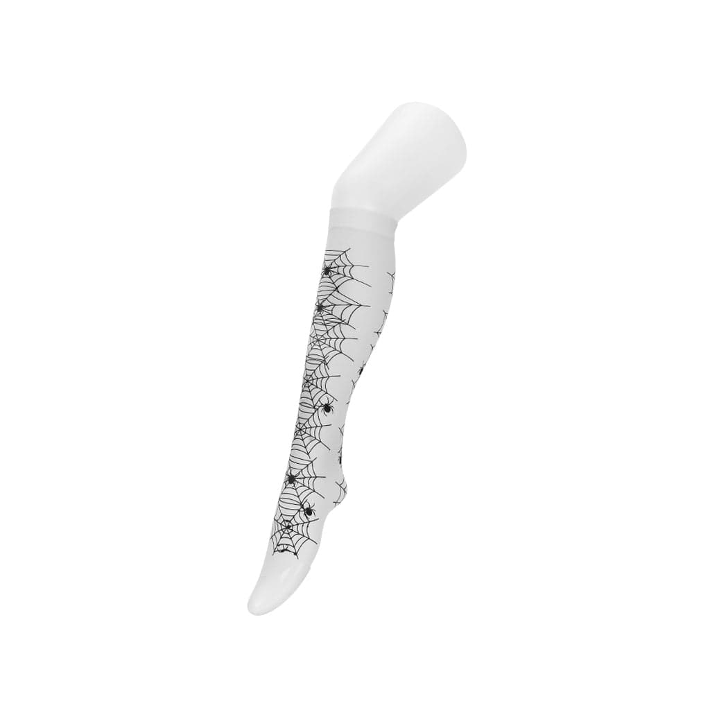 White Spider Thigh High Sock – Shoes - Main Image