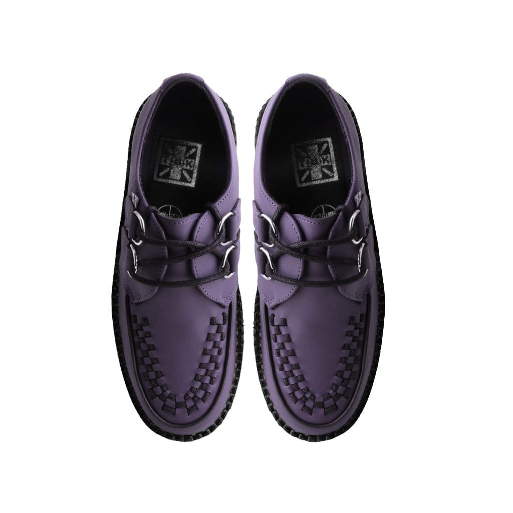 TUK Shoes Viva High Creeper Purple Vegan TUKskin™