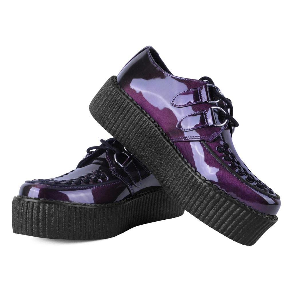 TUK Shoes Viva High Creeper Purple Metallic
