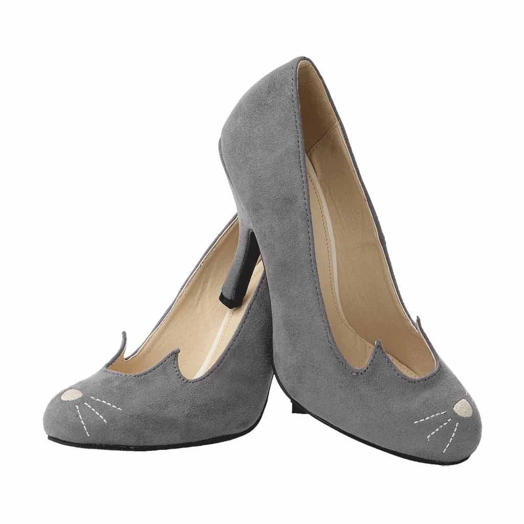 TUK Shoes Bombshell Heel Grey Sophistakitty