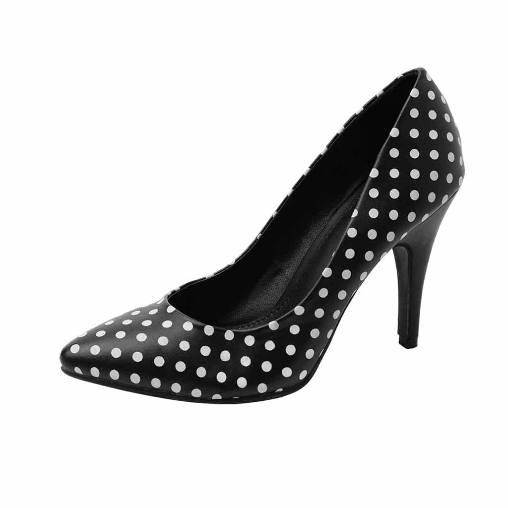 Polka dot heel shoes Clearance