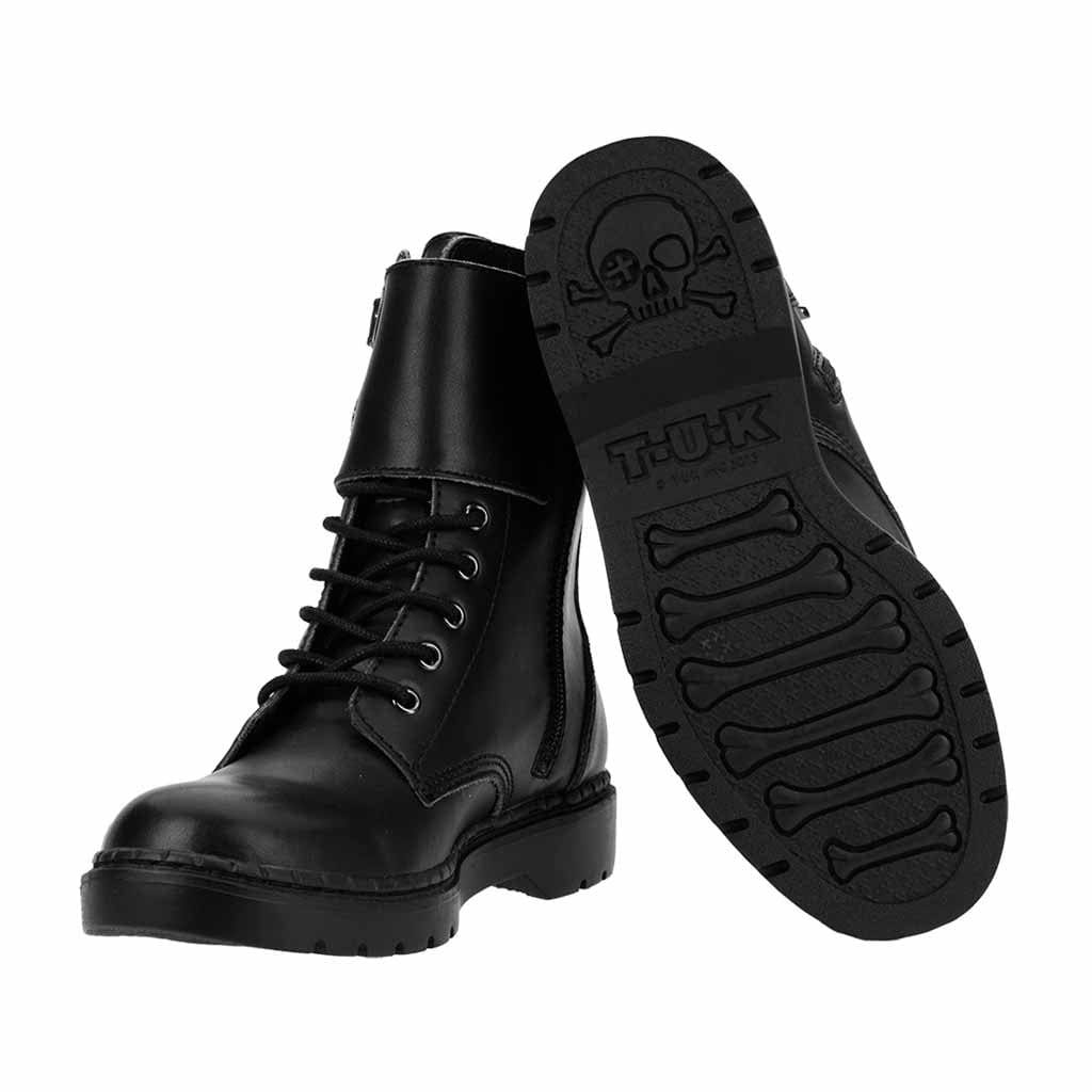 TUK Shoes Ealing Boots Black Leather
