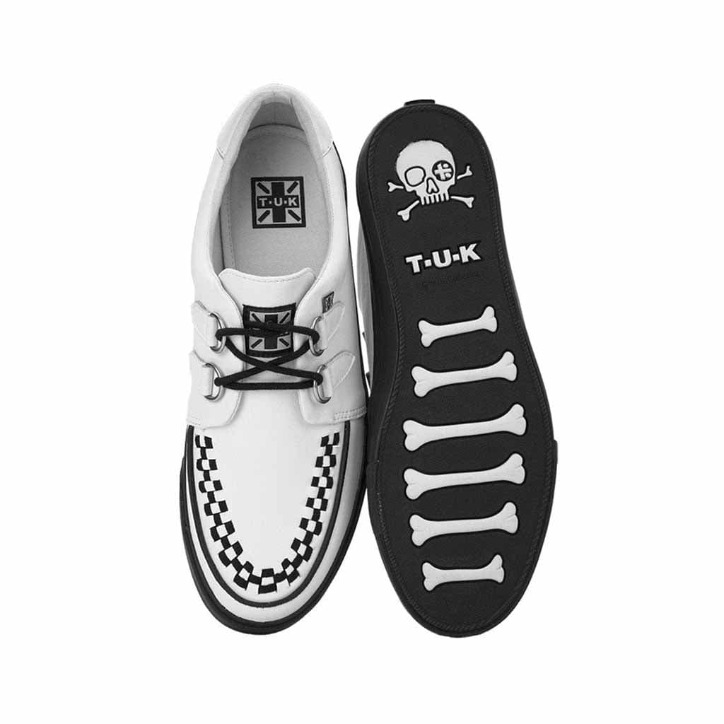 TUK Shoes Creeper Sneaker White Leather