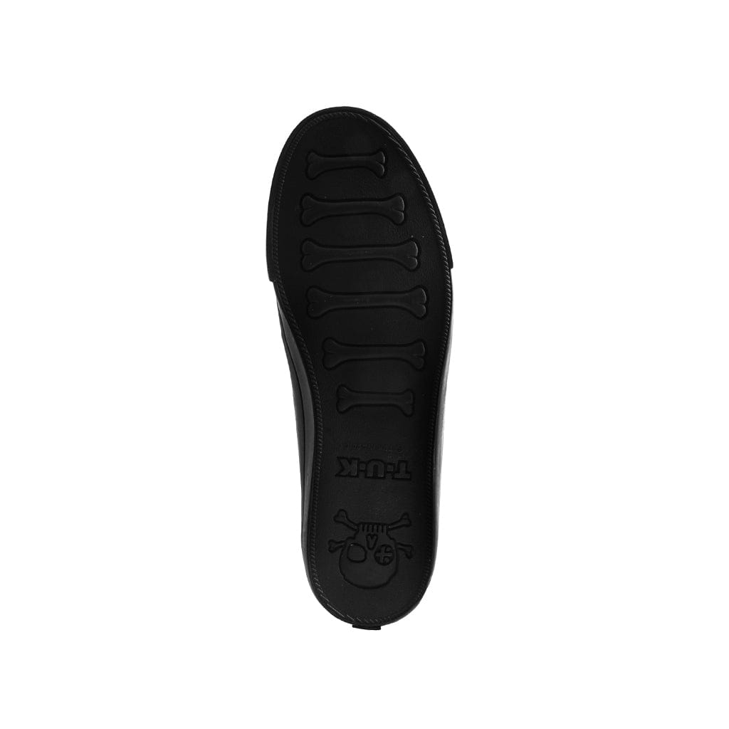 TUK Shoes Creeper Sneaker Basic D-ring Black Canvas