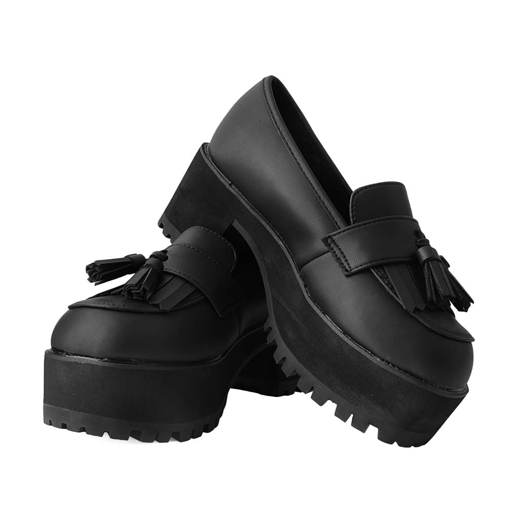 TUK Shoes Tassel Loafer Black TUKskin