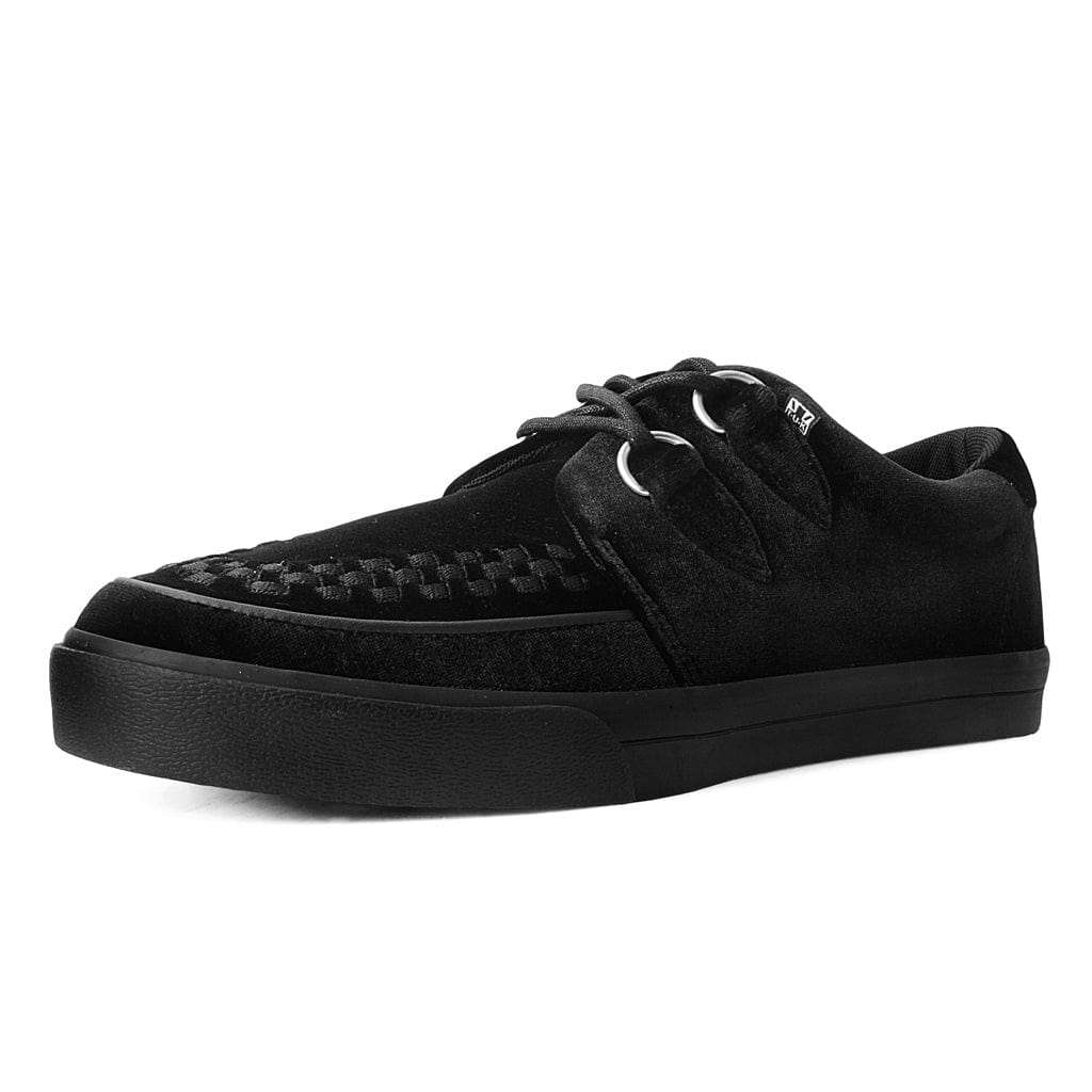 TUK Shoes Creeper Sneaker Black Velvet