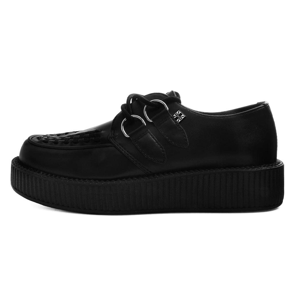 TUK Shoes Viva Lo Sole Creeper Black Vegan Leather