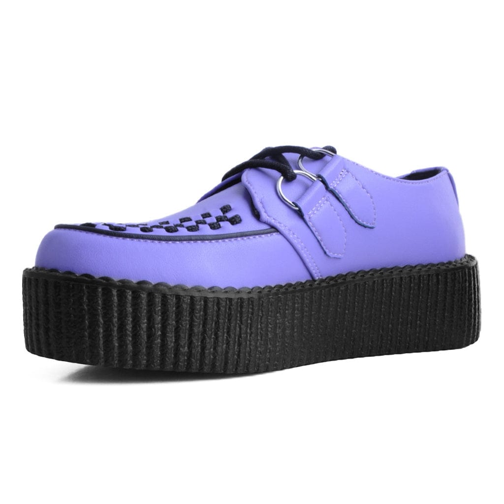 TUK Shoes Viva High Creeper Violet Vegan TUKskin™