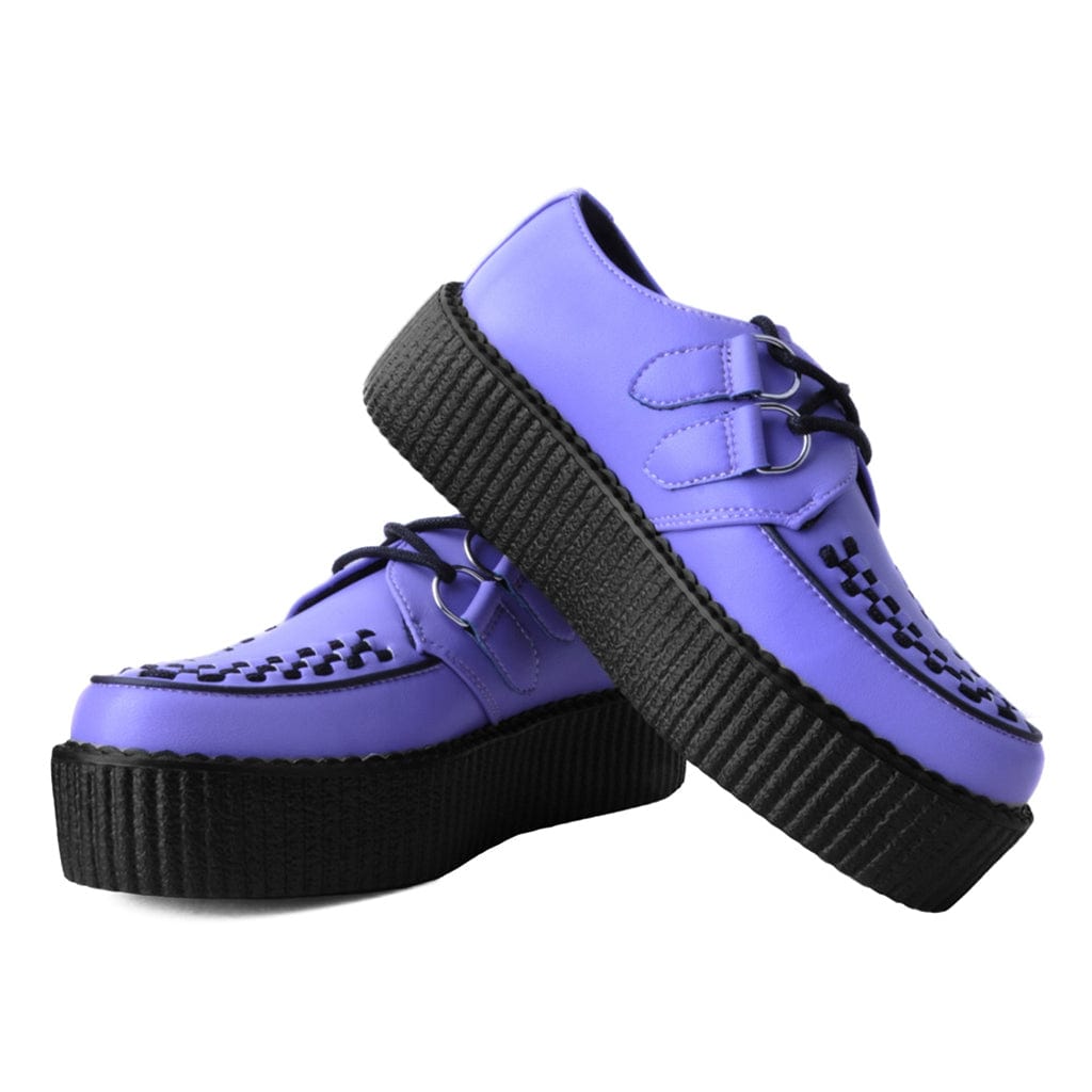 TUK Shoes Viva High Creeper Violet Vegan TUKskin™