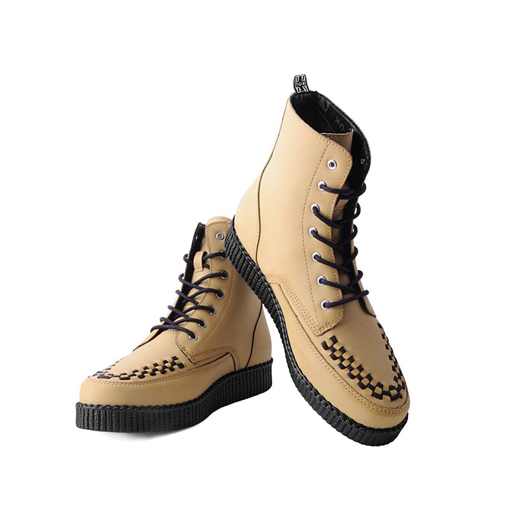 Viva Low Creeper Boot Brush Off Tan Vegan Leather