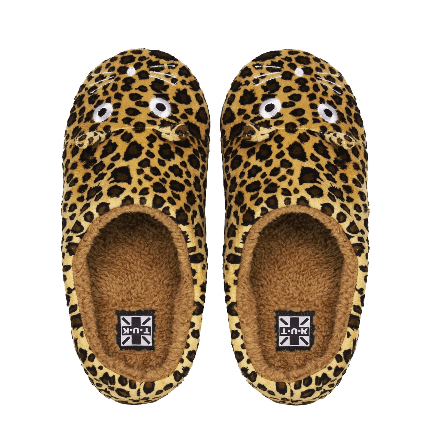 Cheetah print house shoes hot sale