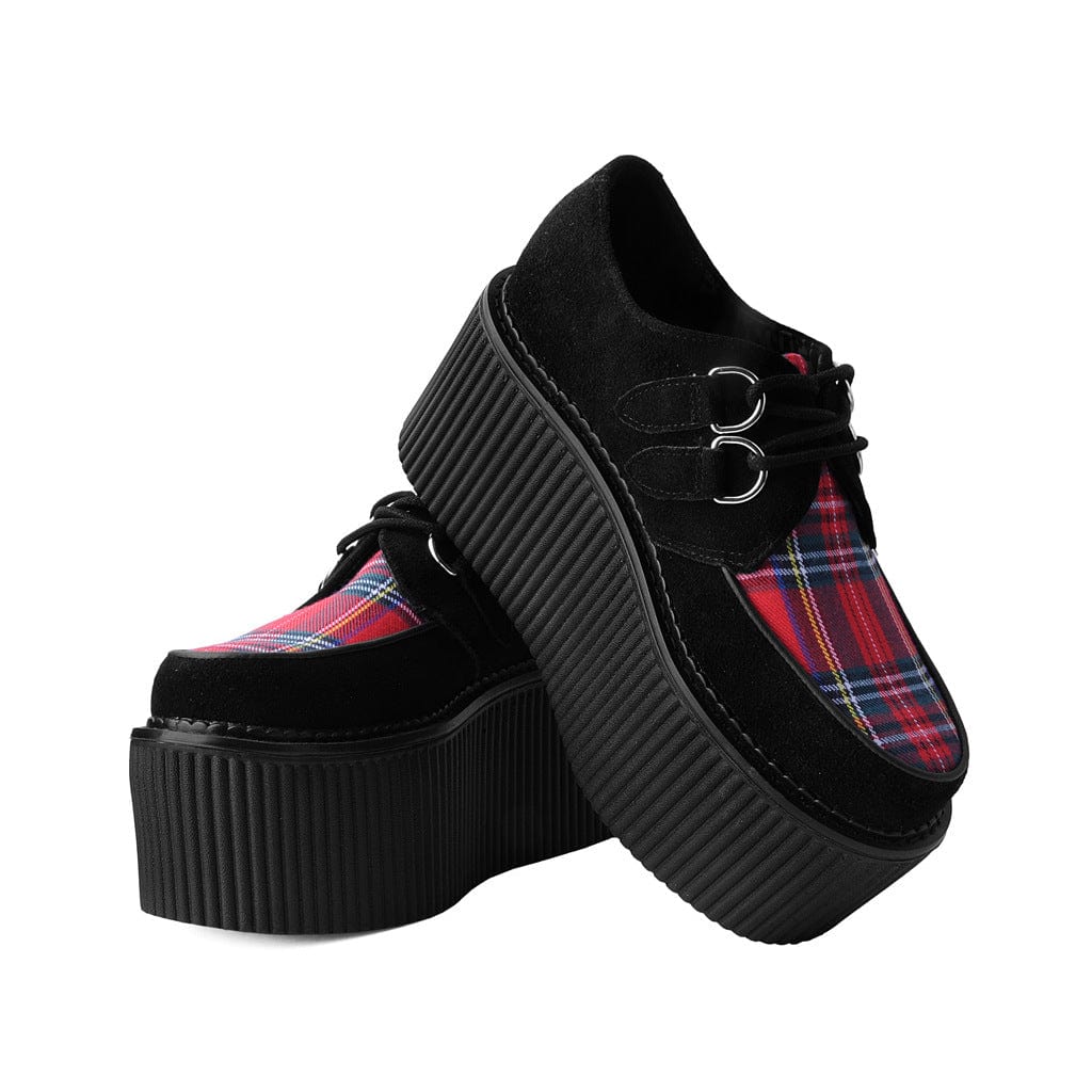 TUK Shoes StratoCreeper Black / Tartan Suede